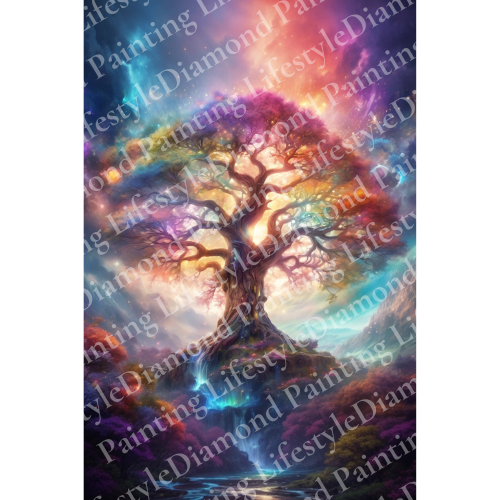 Magic Tree - Diamond-Painting-Komplettset in 40x60cm