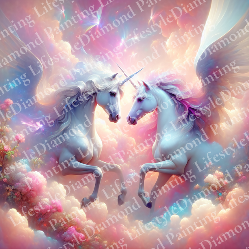 Pegasus - Diamond Painting Komplett-Set in 70x70cm